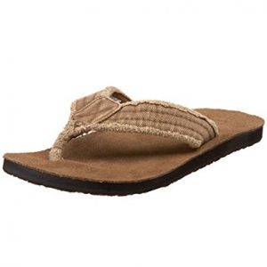 comfiest flip flops mens