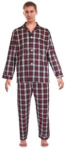 RK Classical Sleepwear Men’s Broadcloth Woven Pajama Set