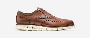 Cole Haan-Zerogrand Wingtip Leather Oxfords