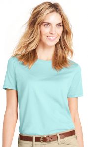 Land's End Women's Relaxed Supima Crewneck T-shirt