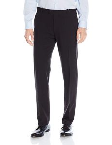 Van Heusen Men's Flex Straight Fit Flat Front Pant