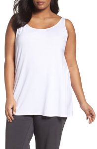 Eileen Fisher Scoop Neck Jersey Tank