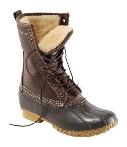 Shearling Lined Bean Boots by LL Bean