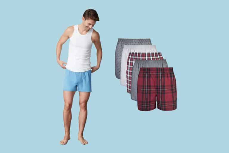 Hularka Men's Silk Satin Boxer Shorts Heart Print Loose Short Pants
