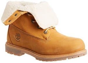 Timberland Women's Teddy Fleece Fold-Down Waterproof Boot