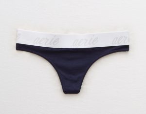 Aerie Cotton Logo Thong Undie