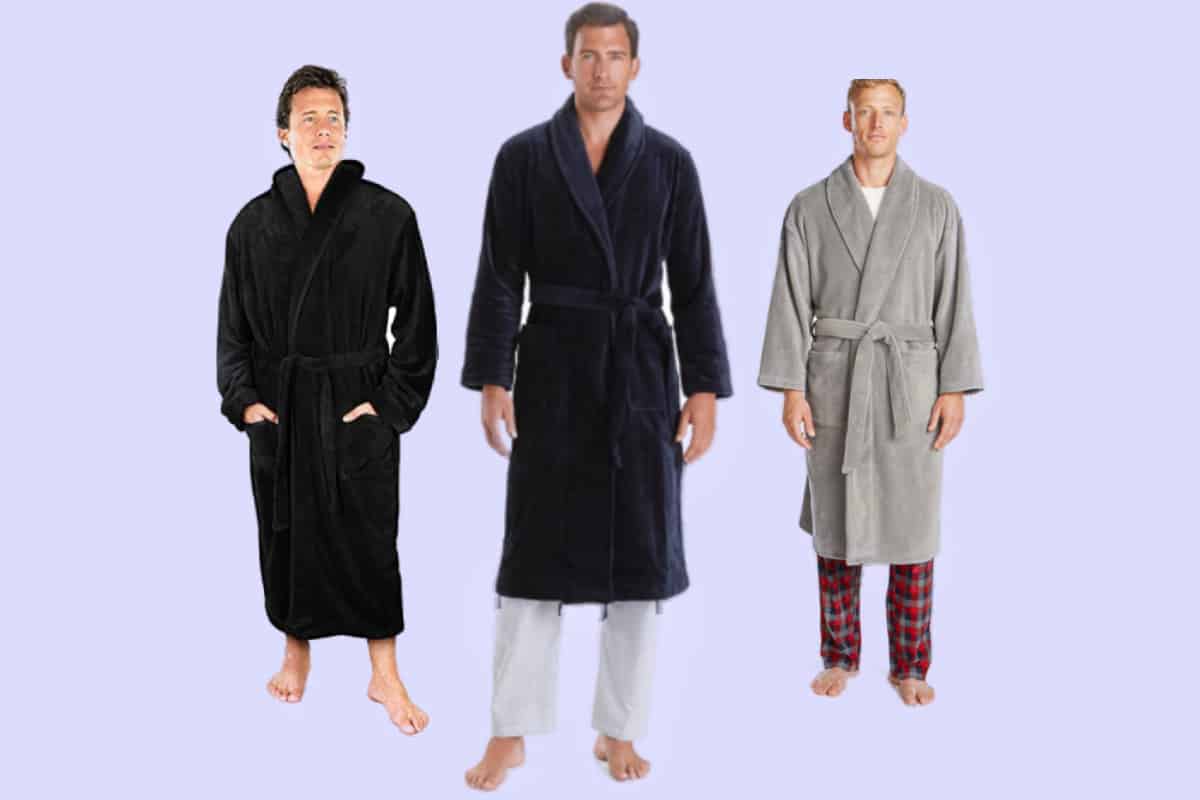 Three of the most comfortable plush robes for men