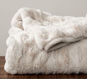 Pottery Barn Faux Fur Throws