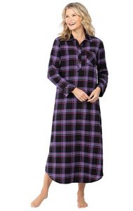 PajamaGram Women's Flannel Nightgown