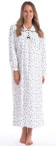 Patricia Lingerie Women's 100% Cotton Flannel Nightgown