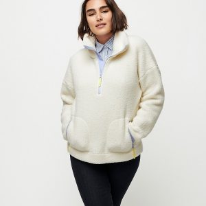 J Crew Polartec® Fleece Half-zip Pullover Jacket