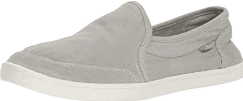 Grey Sanuk slip-ons