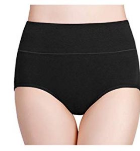 Wirarpa Women's High Waisted Cotton Underwear