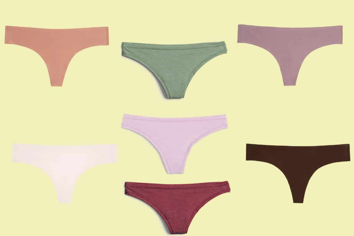 Seven of the most comfortable thongs in various colors