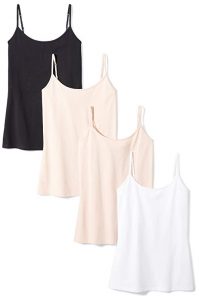 Amazon Essentials Women's 4-Pack Slim-Fit Camisole