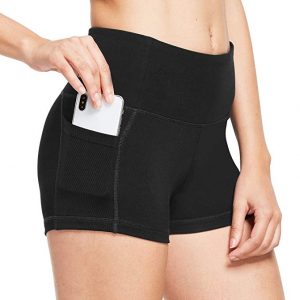 Baleaf Women's High Waist Workout Yoga Shorts