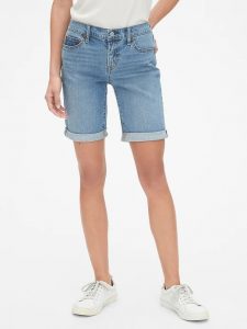 Gap Mid Rise 9" Denim Bermuda