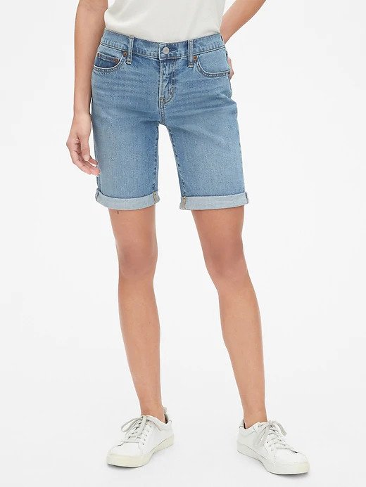 7 of the Best Women's Denim Bermuda Shorts Comfort Nerd