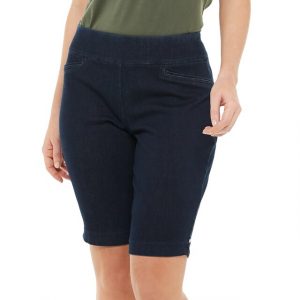 stretchy bermuda shorts