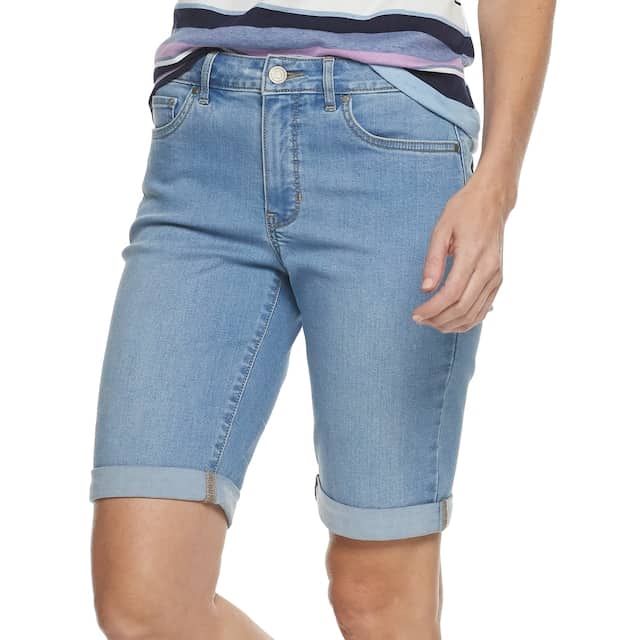 7 of the Best Women's Denim Bermuda Shorts Comfort Nerd