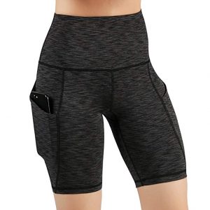 Ododos High Waist Out Pocket Yoga Short