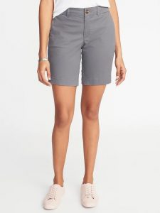 Old Navy Mid-Rise Twill Everyday Bermuda