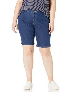 Riders by Lee Indigo Women's Plus-Size Comfort Waist Bermuda