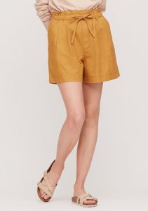 Uniqlo Women Linen Cotton Relaxed Shorts