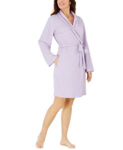 Charter Club Shawl-Collar Wrap Robe