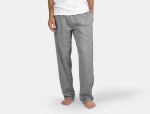Coyuchi Men's Organic Crinkled Pajama Pant