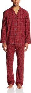 Hanes Woven Plain-Weave Pajama Set