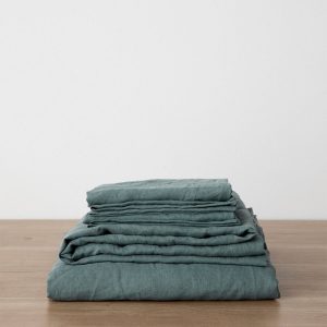 Cultiver Linen Sheet Set With Pillowcases