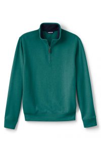 Lands' End Men's Bedford Rib Quarter-Zip Sweater