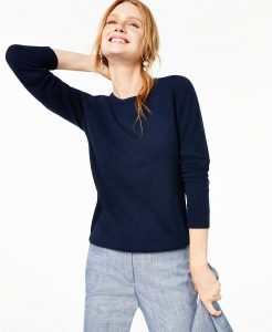 Charter Club Crew-Neck Cashmere Sweater