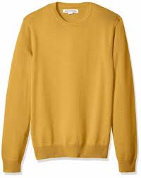 Amazon Essentials Men's Crewneck Cable Cotton Sweater