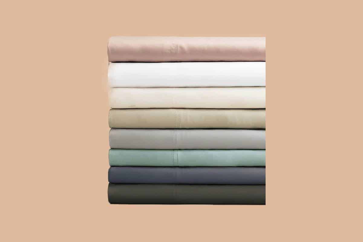 Most comfortable bamboo sheets stacked