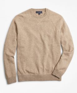 Brooks Brothers Two-ply Cashmere Raglan Crewneck