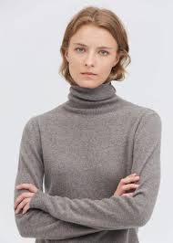 LilySilk Pure Cashmere Turtleneck Sweater