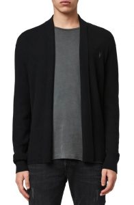 AllSaints Mode Slim Fit Wool Cardigan