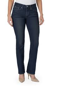 Signature by Levi Strauss & Co. Gold Label Women's Curvy Totally Shaping Straight Jeans