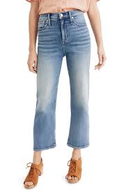 Madewell Slim Wide Leg Crop Jeans