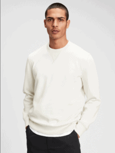 Gap vintage soft crewneck sweatshirt in cream