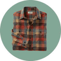 L.L Bean plaid flannel shirt