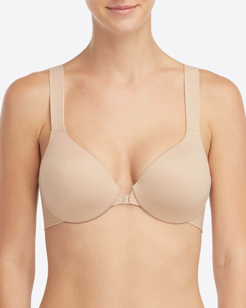 Light colored thick strap spanx bra