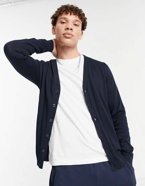 ASOS Design Cotton Cardigan