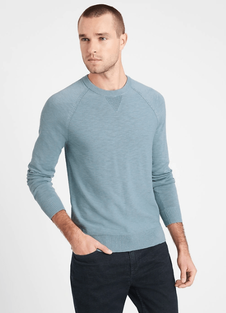 Banana Republic Organic Cotton Raglan Sweater