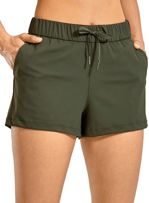 CRZ yogo short in army green