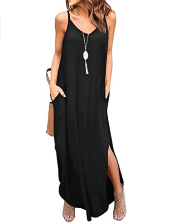 GRECERELLE black long dress