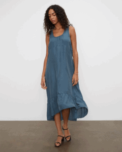 club monaco Silk Parachute Maxi Dress