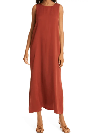 Nordstrom Stretch Silk Tank Dress.